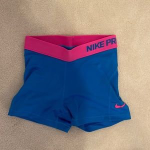 blue nike pros